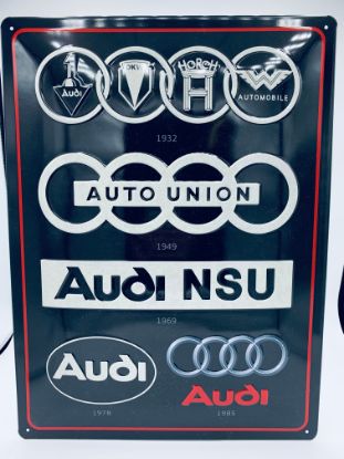 Bild von AUDI Retro Blechschild