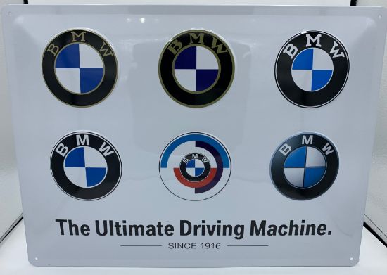 Bild von BMW Retro Blechschild