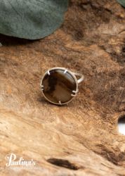 Bild von Ring mit Achat und Sterling-Silber