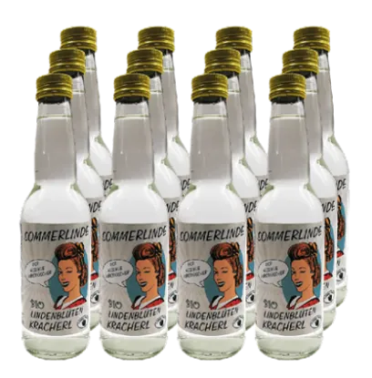 Bild von "Sommerlinde" Bio Lindenblüten Kracherl 0,33l 12er Tray - ENE24