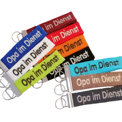 Picture of Verschiedene Schlüsselanhänger aus Gurtband - ENE24