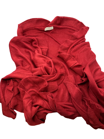 Bild von Damenponcho Rot