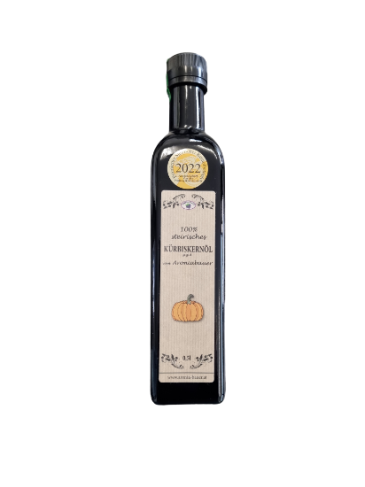 Bild von orig. 100% steirisches Kürbiskernöl 0,5l - ENE24