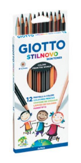 Bild von Giotto Stilnovo Skin Tones Farbstifte 12er Karton