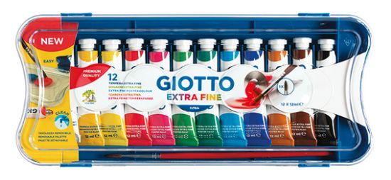 Bild von Giotto Tempera extra fine Poster Paint 12x12ml.