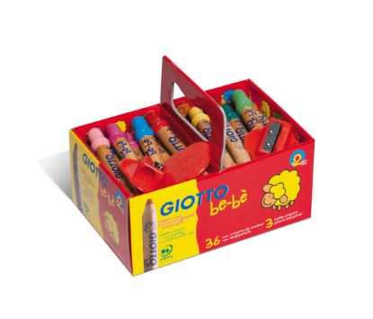 Bild von Giotto be-be Farbstifte 36er Box + 3 Spitzer