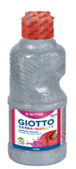 Bild von Giotto Paint Glitter EQ 250ml. silber