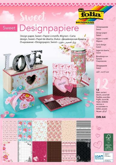 Bild von Designpapierblock Sweet