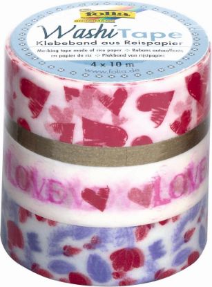 Picture of Washi-Tape 4er-Set Herzen