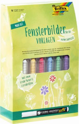 Picture of Fensterbilder Maxi-Set Warme Jahreszeiten + Stift