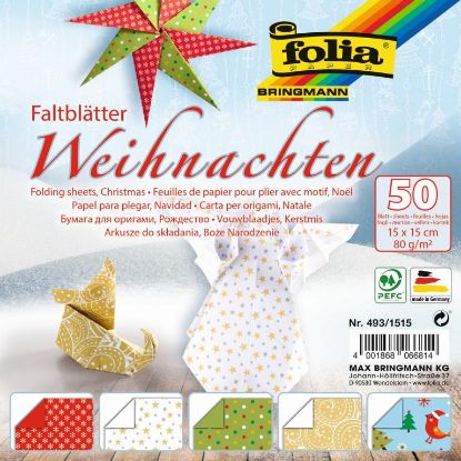 Picture of Faltblätter Weihnachten 15x15cm