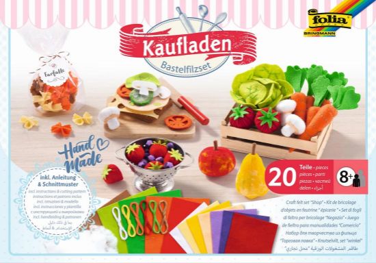 Bild von Bastelfilzset KAUFLADEN 20tlg.