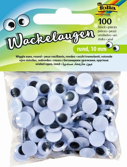 Picture of Wackelaugen rund 10mm 100 Stk.