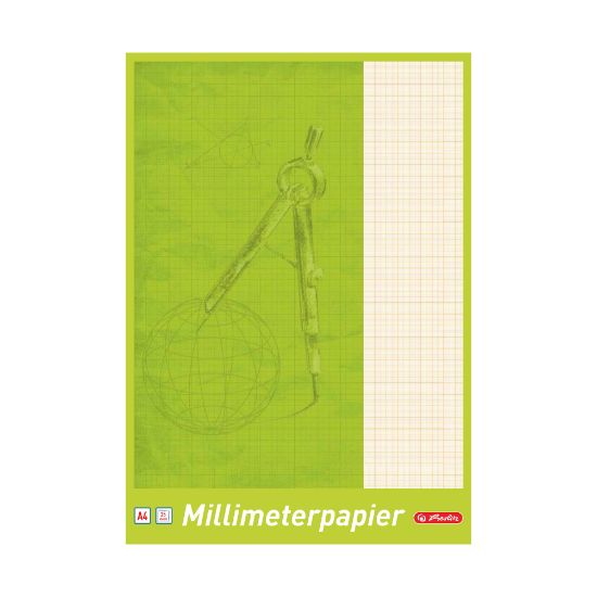 Bild von Millimeterblock A4 25 Blatt 80gr.