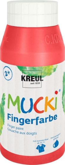 Bild von MUCKI Fingerfarbe Rot 750 ml