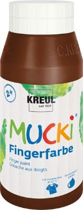 Bild von MUCKI Fingerfarbe Braun 750 ml