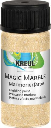 Bild von Magic Marble - Marmorierfarbe glitzer-gold