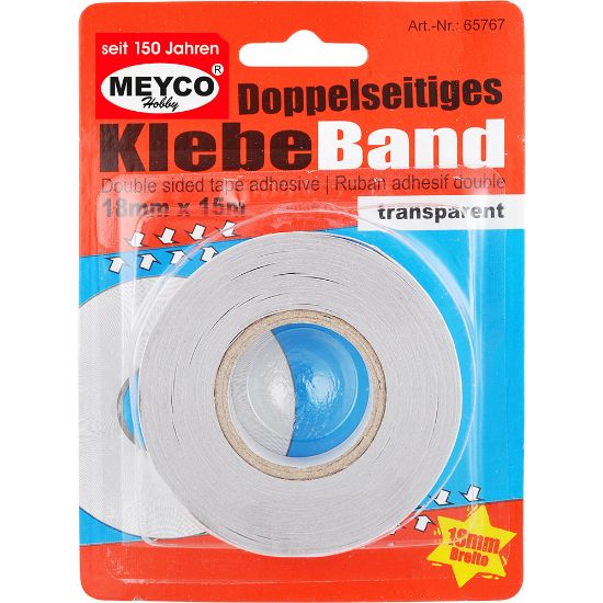 Bild von Doppelseitiges Klebeband 18mm x 15m