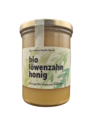 Picture of BIO Löwenzahn Honig 520g - BIO Imkerei Aquilin Moser