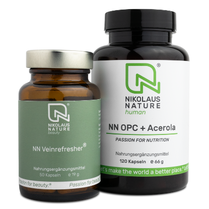 Bild von Venen-Vitalität-Bundle:?NN Veinrefresher® &?NN OPC + Acerola Kapseln