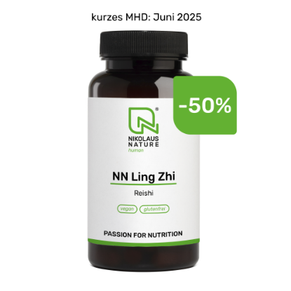 Bild von NN Ling Zhi Kapseln aus Sporenpulver -50% (kurzes MHD)