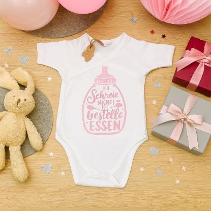 Zeige Details für Herziger Wickelbody, bedruckt Bild von Herziger Wickelbody, bedruckt