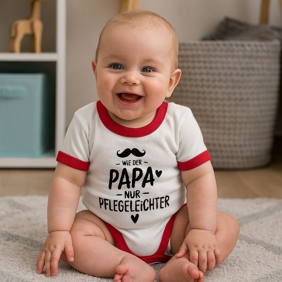 Bild von Süßer Babybody „Wie der Papa – nur pflegeleichter“