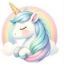 Bild von Regenbogeneinhorn