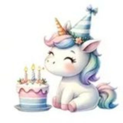 Show details for Einhorn Geburtstag Picture of Einhorn Geburtstag