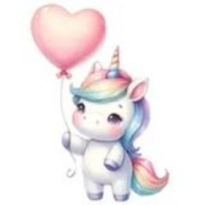 Show details for Einhorn Herz Picture of Einhorn Herz