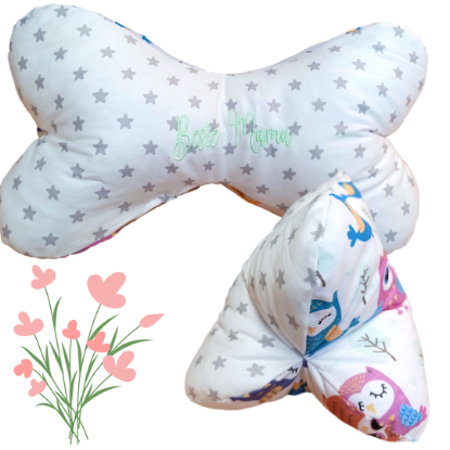 Zeige Details für Leseknochen "Beste Mama" – Handgemachtes Nackenkissen mit Stickerei Bild von Leseknochen "Beste Mama" – Handgemachtes Nackenkissen mit Stickerei