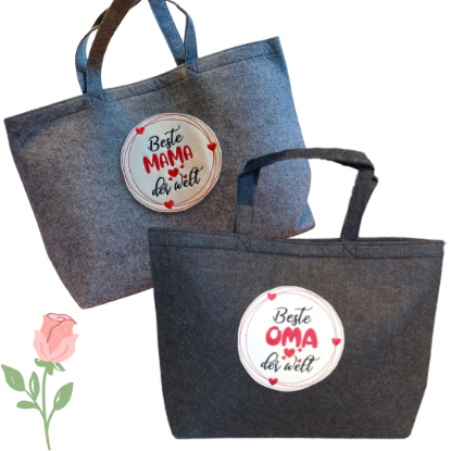 Show details for Filztasche "Beste Mama/Oma" Picture of Filztasche "Beste Mama/Oma"