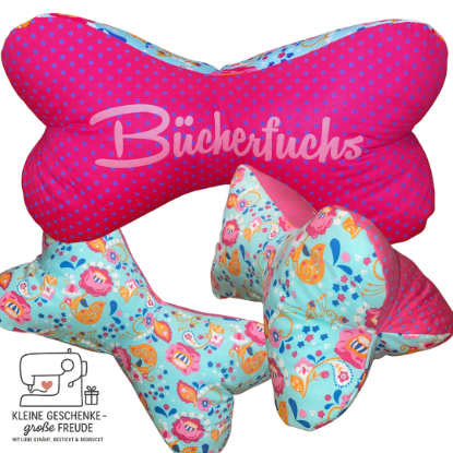 Bild von Leseknochen „Bücherfuchs“ – Kuschelalarm für kleine Leseratten!