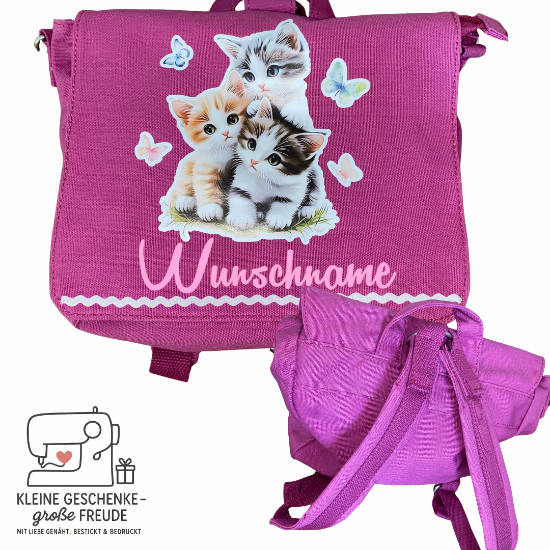 Bild von Kindergartenrucksack "Kätzchen"