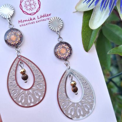 Bild von Folge deinem Herzensweg - Ohrstecker TINA aus Edelstahl mit Perlen